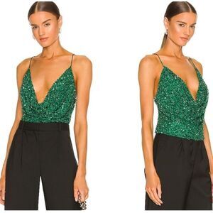 Retroféte Michal Top in Emerald